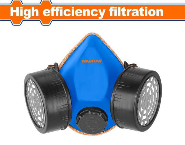 Imagen de MASCARA RESPIRADOR PARA POLVO CON 2 FILTROS INCLUIDO WADFOW