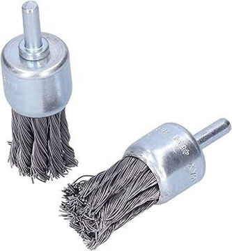 Imagen de CEPILLO CIRCULAR TRENZADO ACERO 75MM INECO