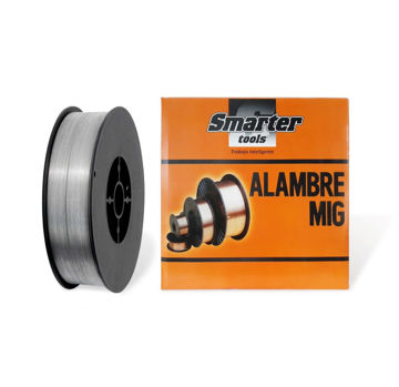 Imagen de ALAMBRE MIG CON FLUX 1KG 0.8MM E71T-GS SMARTER