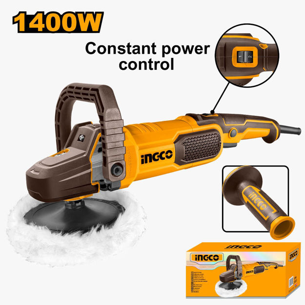 Imagen de LUSTRAPULIDORA 7" 1400W VELOCIDAD VARIABLE INGCO