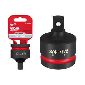 Imagen de ADAPTADOR IMPACTO 3/4"H - 1/2"M MILWAUKEE