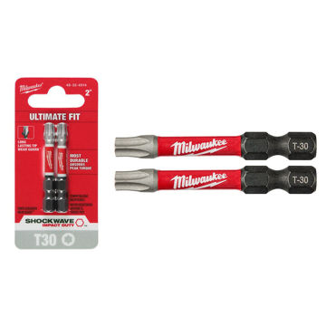 Imagen de PUNTA TORX T30 2" 2 PIEZAS MILWAUKEE