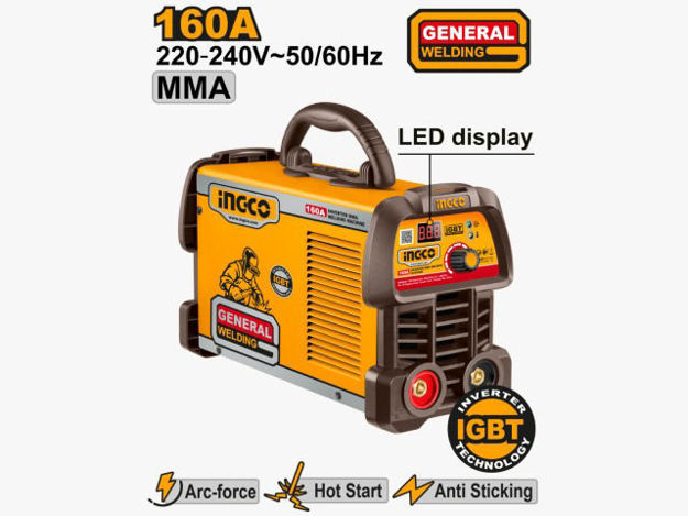 Imagen de SOLDADORA INVERTER 160AMP LED IGBT INGCO