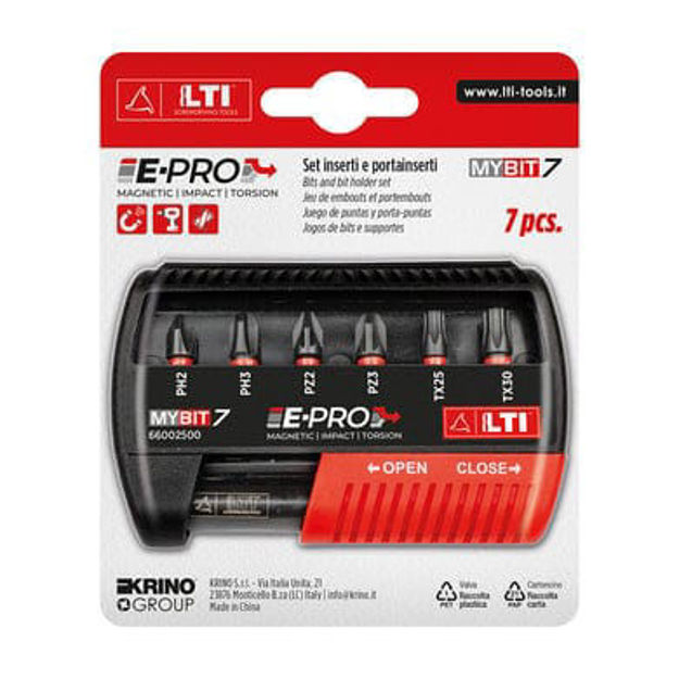 Imagen de SET 7 PUNTAS ATORNILLADOR IMPACTO LTI