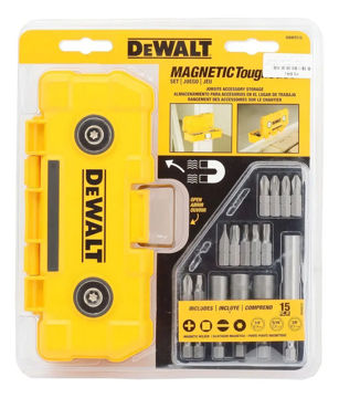 Imagen de CAJA MAGNÉTICA CON PUNTAS 15 ACCESORIOS DEWALT