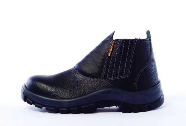 Imagen de BOTIN NEGRO ELASTIZADO SIN CORDONES TALLE 46 WORKSAFE