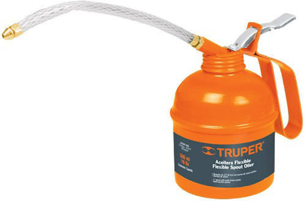Imagen de ACEITERAS PICO FLEXIBLE CUERPO METALICO 500CC TRUPER