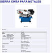 Imagen de SIERRA CINTA PARA METAL SIN FIN 1HP TTMC