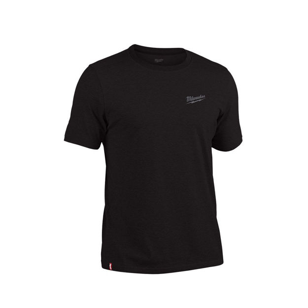 Imagen de REMERA MANGA CORTA NEGRA TALLE M 603B-M MILWAUKEE