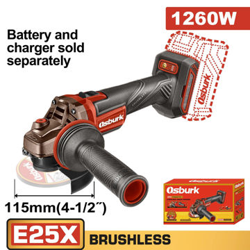 Imagen de AMOLADORA BATERIA 25V 115MM (CARCAZA) OSBURK