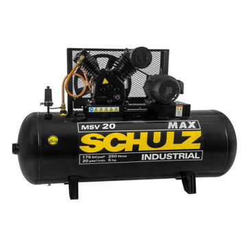 Imagen de COMPRESOR TRIFÁSICO 5HP 260 LITROS MSV 20MAX SCHULZ