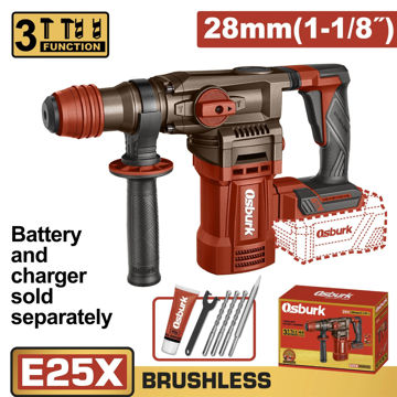 Imagen de ROTOMARTILLO SDS-PLUS BATERIA 25V (CARCAZA) OSBURK