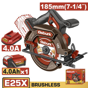 Imagen de SIERRA CIRCULAR 7.1/4" BATERIA 25V OSBURK