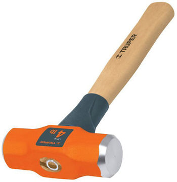Imagen de MACETA ACERO OCTAGONAL 4 LIBRAS CON MANGO MADERA 12" TRUPER