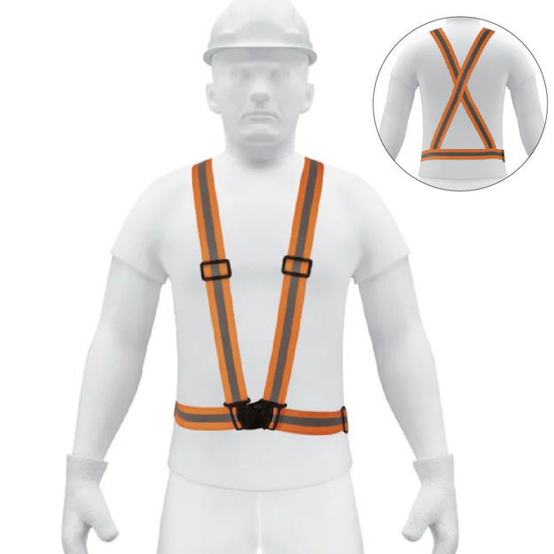 Imagen de CHALECO ARNÉS NARANJA 120G TRUPER