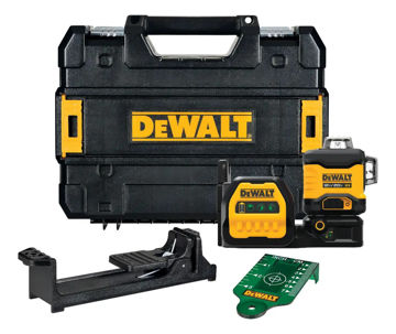 Imagen de NIVEL LÁSER 3 LÍNEAS CRUZADAS 360V 100M DEWALT