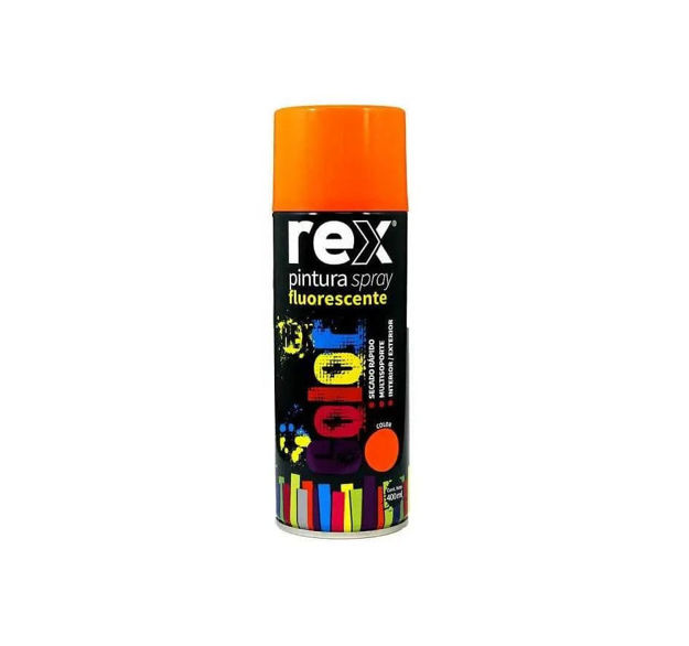 Imagen de ESMALTE FLUORESCENTE NARANJA 400ML REX