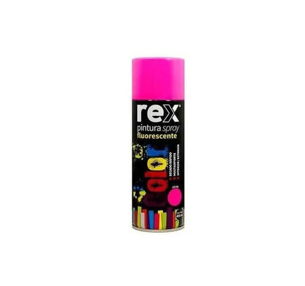 Imagen de ESMALTE FLUORESCENTE ROSADO 400ML REX