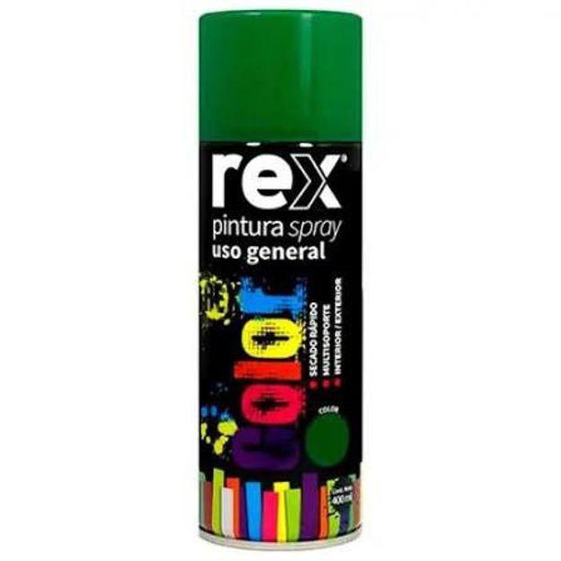 Imagen de ESMALTE SINTETICO AEROSOL VERDE 400ML REX